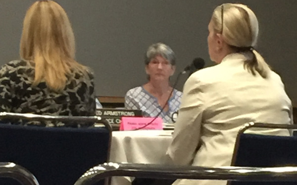 Lynn Saxton at EQC meeting