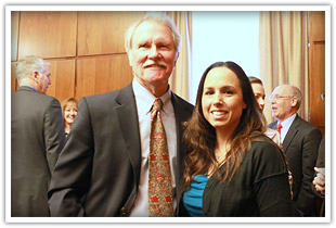 Governor Kitzhaber with Becky Wilkinson